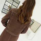 Ellison Mini Skort - Choco Brown