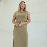 Yes Day Midi Shirt Dress - Mocha