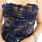 Paity Velvet Bodysuit