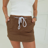 All-In Skort - Cocoa