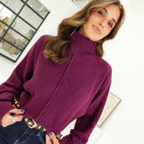 Systematic Sweater Top - Plum