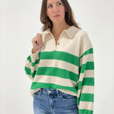 Full Of Cheer Striped Sweater - Green *CM