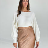 Stay Golden Maxi Skirt