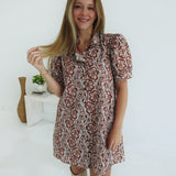 Doodle Dru Mini Dress - Camel