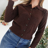My Favorites Cardigan - Chocolate