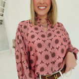 Give a Little Top - Brown