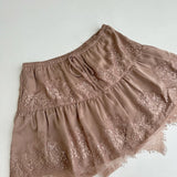 Lacey Lacey Mini Skirt - Mocha