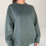 Unwind Scuba Pullover - Dk Green