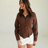 Fully Booked Top - Brown