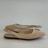 Sela Woven Slingback Sandal - Beige