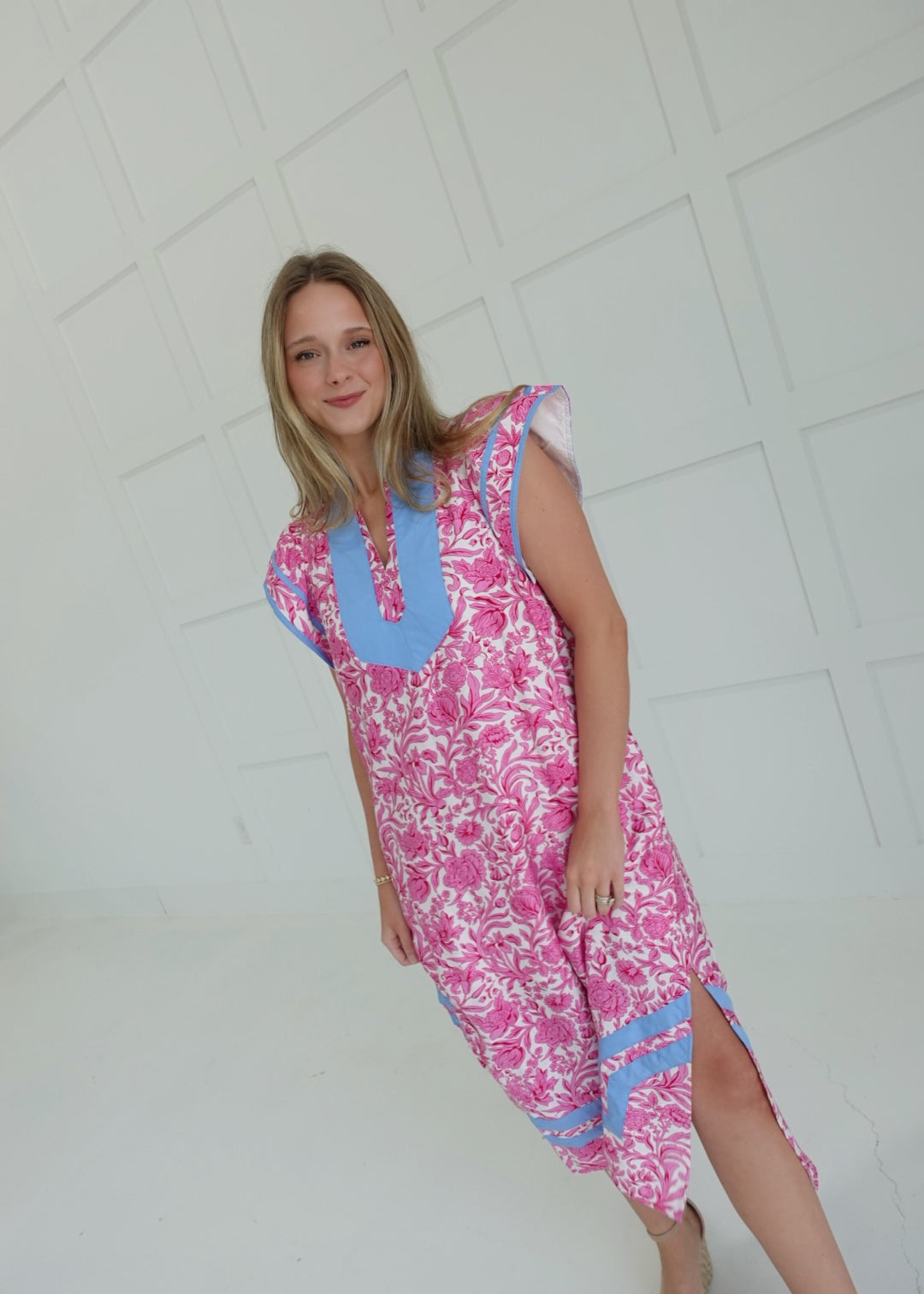 Wilshire Midi Dress - Pink