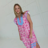 Wilshire Midi Dress - Pink