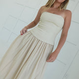 Gravitas Linen Midi Dress