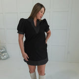Fable Or Truth Mini Dress - Black