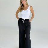 The Dive High Rise Pants - Black