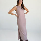 Chandler Midi Dress - Taupe