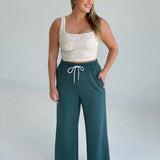 The Dive High Rise Pants - Ash Jade