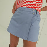 Finish Line Mini Skort - Blue