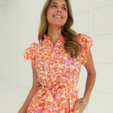 Fresh Stems Midi Dress
