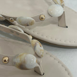 Crystal Cove Sandal - Ivory PU