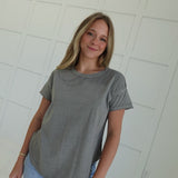 Just a Basic Tee - Grey