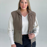 Forks Sherpa Puff Vest