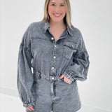 Choosey Denim Romper