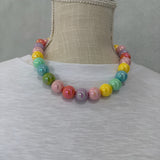 Vacation Mode Beaded Necklace - Pastel