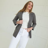 Corporate Chic Blazer - Grey