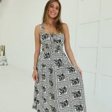 Tenoch Midi Dress - Black