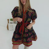Barlow Mini Dress - Black