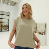 Leisure Wear Sleeveless Top - Ash Mocha
