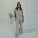 The Links Ribbed Set - Oatmeal