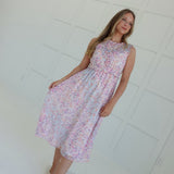 Misty Ruffle Midi Dress