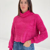 Crystal Clear Sweater - Hot Pink