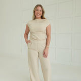 Consider It Trouser Set - Khaki