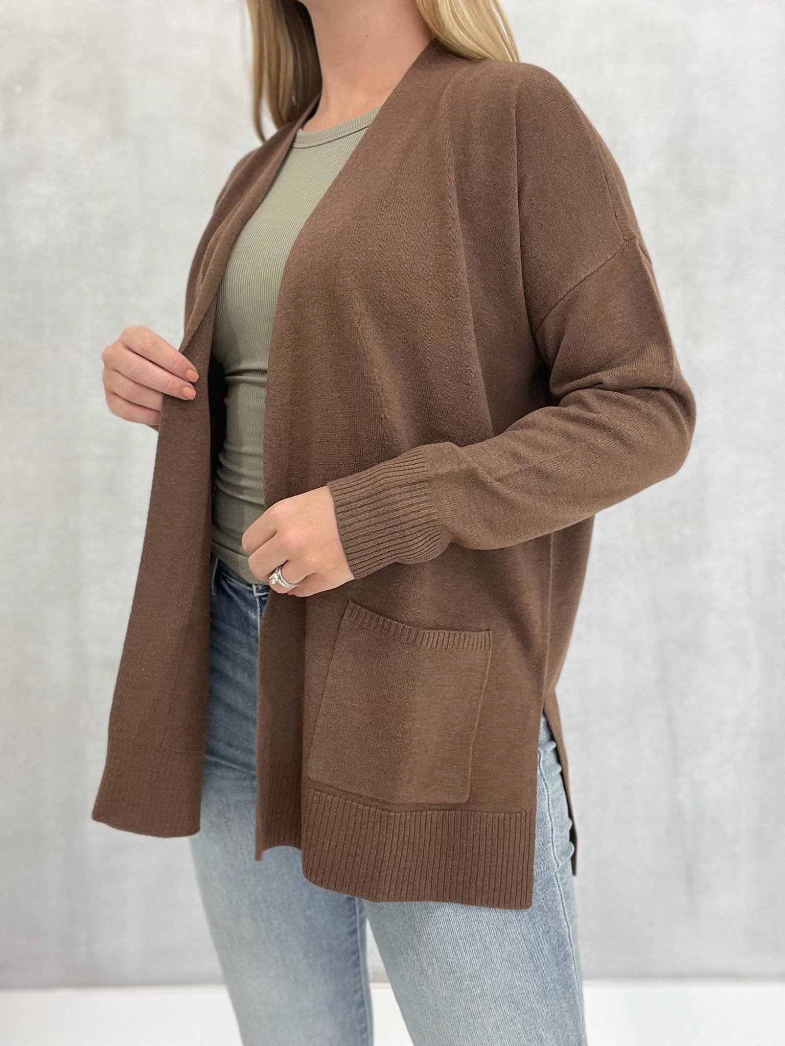 Easy Come Cardi - Brown