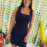 Jackson Ave Mini Dress - Navy