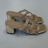 Chaney Chunky Heel - Gold