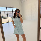 Agenda Is Comfort Dress - Sea Angel