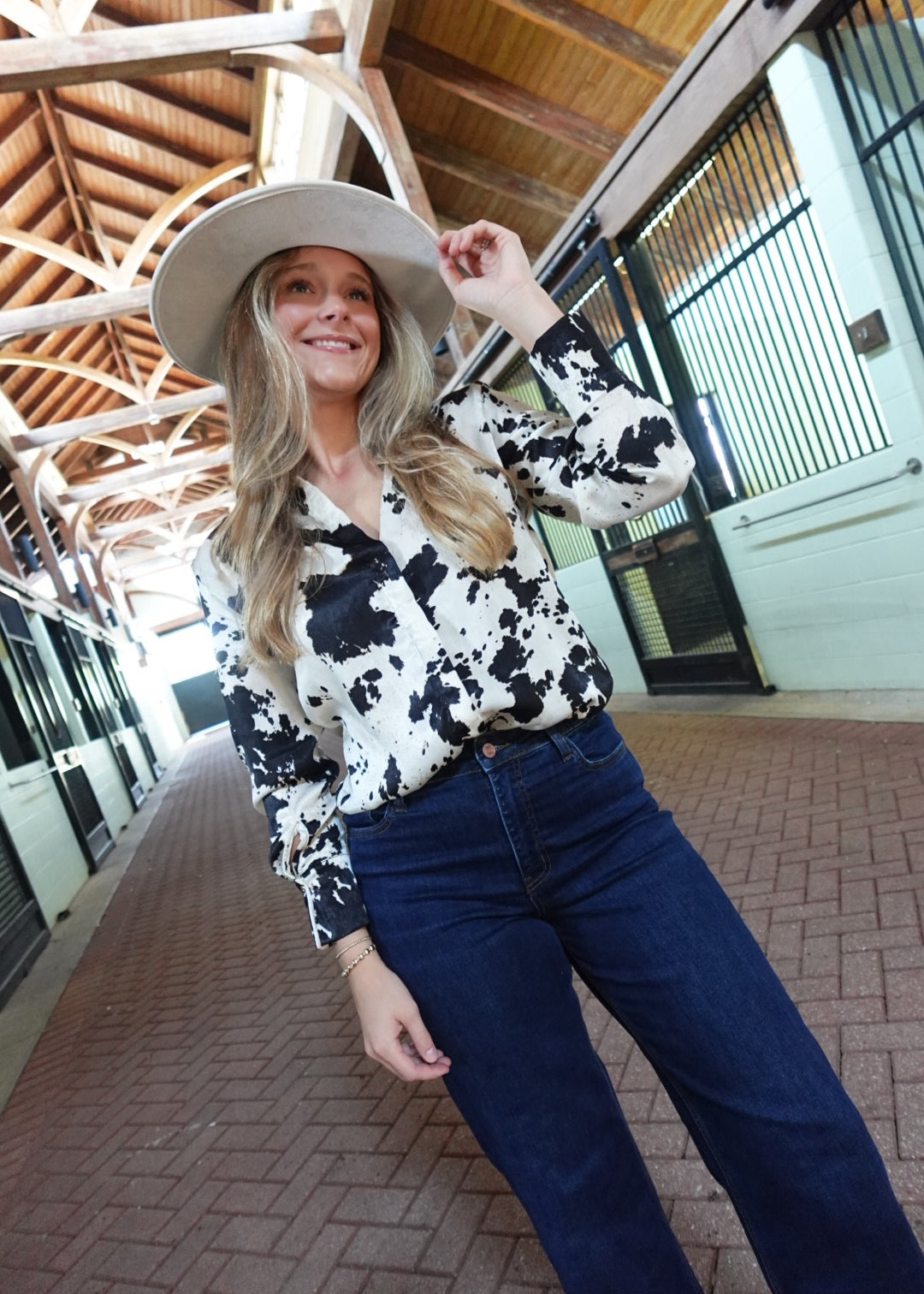 The Hyde Blouse - Brown