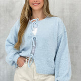 Chalmain Sweater Top - Lt Blue