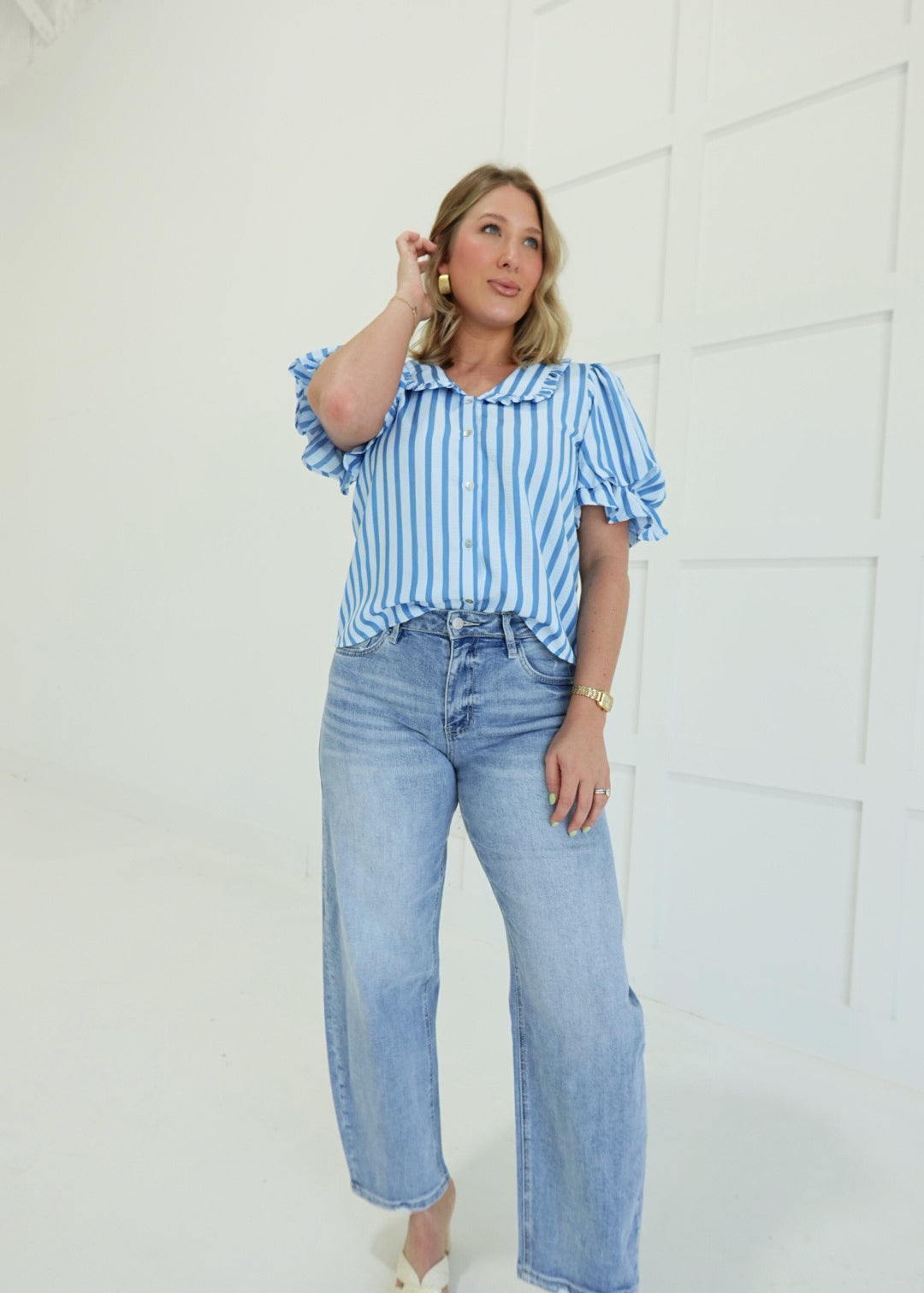 Cherrie Top - Blue