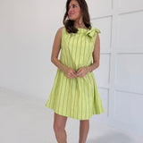 Château Mini Dress - Lime