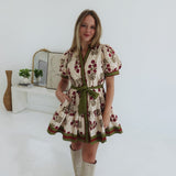 Barlow Mini Dress - Ecru