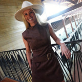 Janine Belted Mini Dress