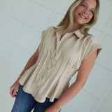 Naomi Corset Top - Taupe