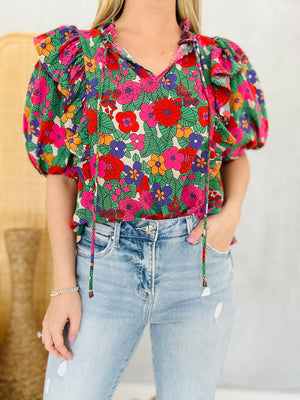 Love For Floral Top