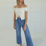 Rumor Around Top - Cream