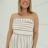 Kiva Midi Dress - Brown